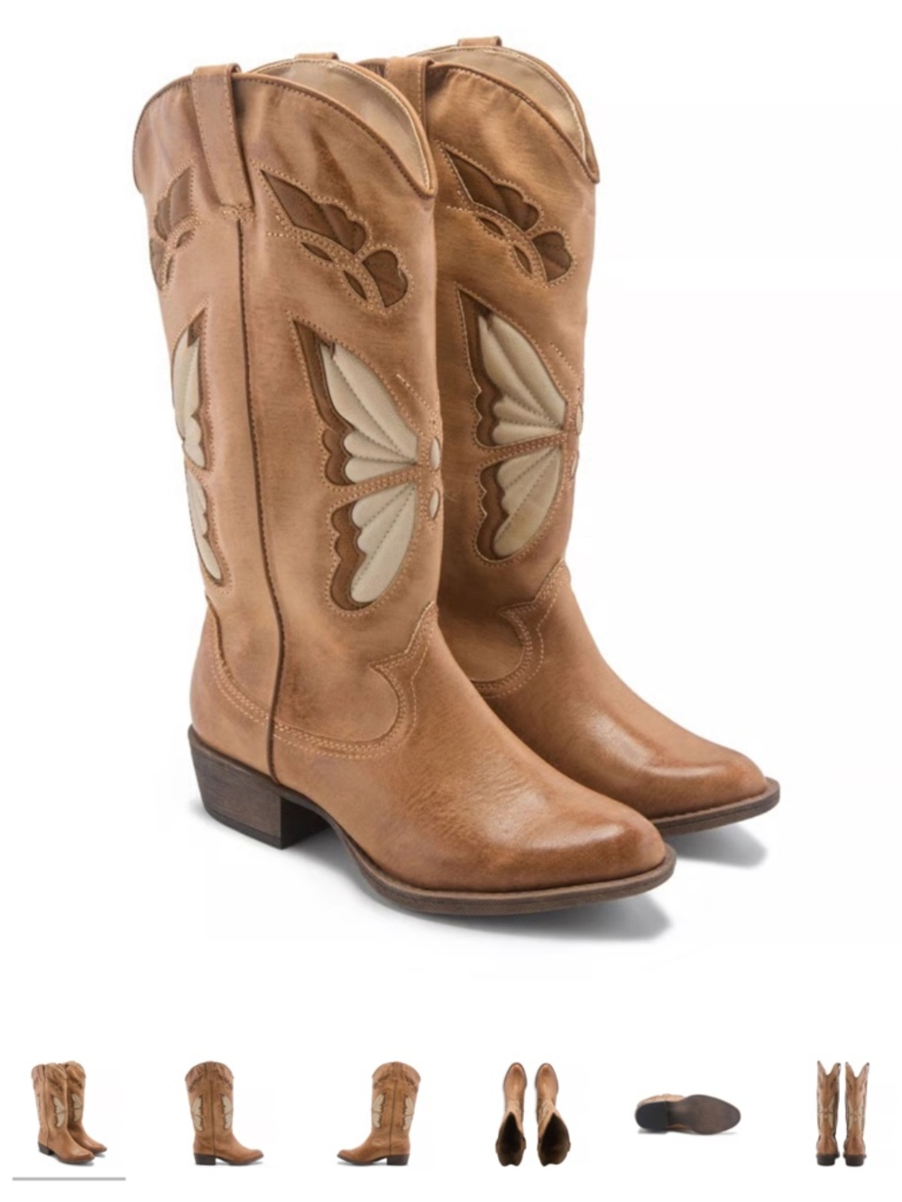 Coconuts by Matisse women's butterfly cowboy boots